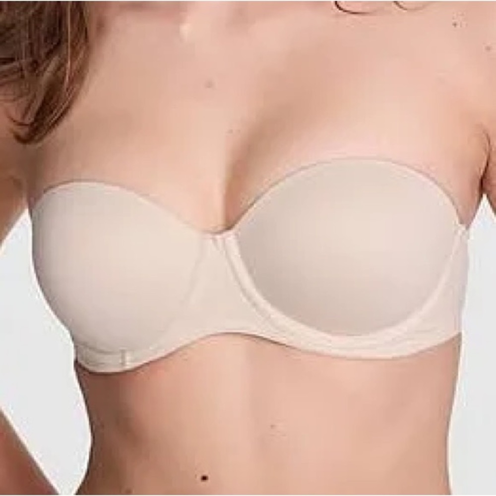 PINK Victoria's Secret Cream Seamless Bandeau